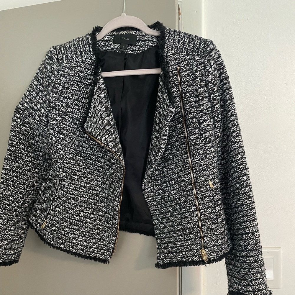 Cropped Tweed Jacket